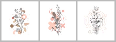 Fine Art, Artistic, Geometric & Minimal Poster Templates #5, 27xAI