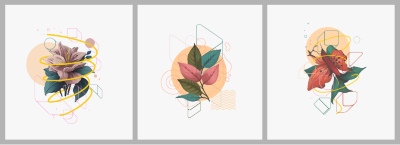 Fine Art, Artistic, Geometric & Minimal Poster Templates #5, 27xAI