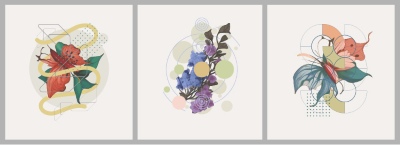 Fine Art, Artistic, Geometric & Minimal Poster Templates #5, 27xAI