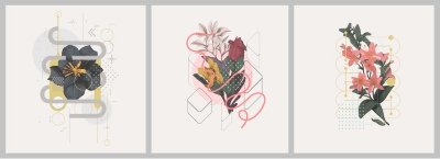 Fine Art, Artistic, Geometric & Minimal Poster Templates #5, 27xAI