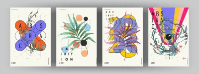 Fine Art, Artistic, Geometric & Minimal Poster Templates #6, 25xAI