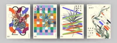 Fine Art, Artistic, Geometric & Minimal Poster Templates #6, 25xAI