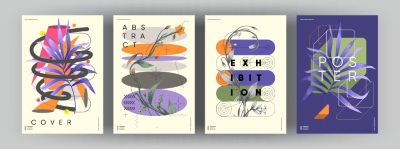 Fine Art, Artistic, Geometric & Minimal Poster Templates #6, 25xAI