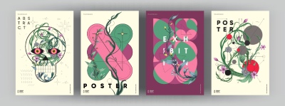 Fine Art, Artistic, Geometric & Minimal Poster Templates #6, 25xAI