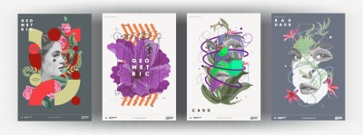 Fine Art, Artistic, Geometric & Minimal Poster Templates #6, 25xAI