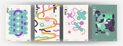 Fine Art, Artistic, Geometric & Minimal Poster Templates #7, 30xAI