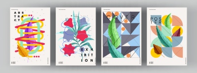 Fine Art, Artistic, Geometric & Minimal Poster Templates #7, 30xAI