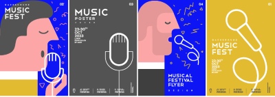 Fine Art, Artistic, Geometric & Minimal Poster Templates #8, 26xAI