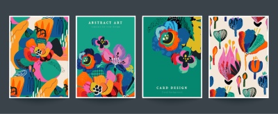 Fine Art, Artistic, Geometric & Minimal Poster Templates #8, 26xAI