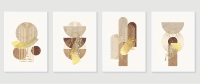 Fine Art, Artistic, Geometric & Minimal Poster Templates #8, 26xAI