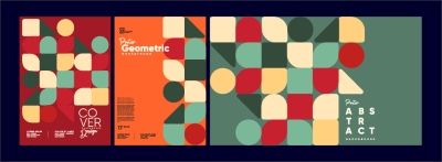 Fine Art, Artistic, Geometric & Minimal Poster Templates #9, 25xAI