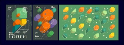 Fine Art, Artistic, Geometric & Minimal Poster Templates #9, 25xAI