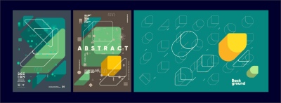 Fine Art, Artistic, Geometric & Minimal Poster Templates #9, 25xAI