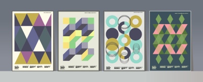 Fine Art, Artistic, Geometric & Minimal Poster Templates #10, 26xAI