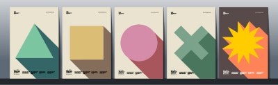 Fine Art, Artistic, Geometric & Minimal Poster Templates #10, 26xAI