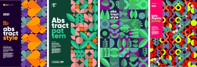 Fine Art, Artistic, Geometric & Minimal Poster Templates #11, 28xAI