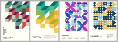 Fine Art, Artistic, Geometric & Minimal Poster Templates #11, 28xAI