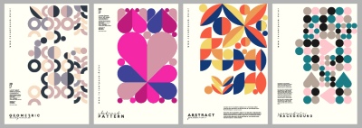 Fine Art, Artistic, Geometric & Minimal Poster Templates #11, 28xAI