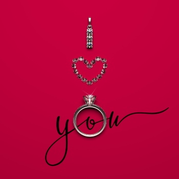 Love Backgrounds with Diamonds Rings 25xJPEG