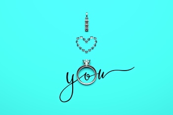 Love Backgrounds with Diamonds Rings 25xJPEG