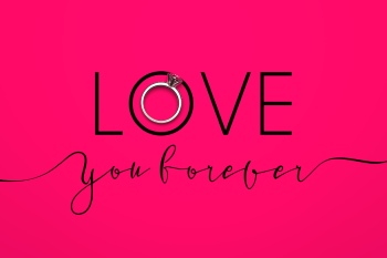 Love Backgrounds with Diamonds Rings 25xJPEG