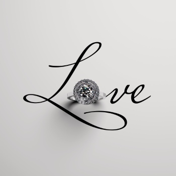 Love Backgrounds with Diamonds Rings 25xJPEG