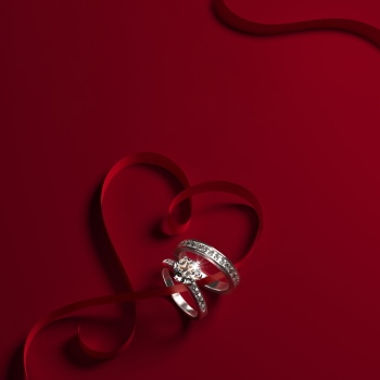 Love Backgrounds with Diamonds Rings 25xJPEG