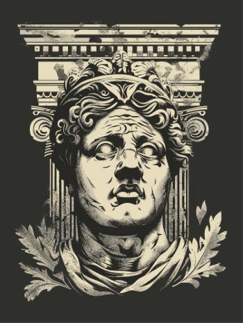 Man Statue Face Art Works 25xAI