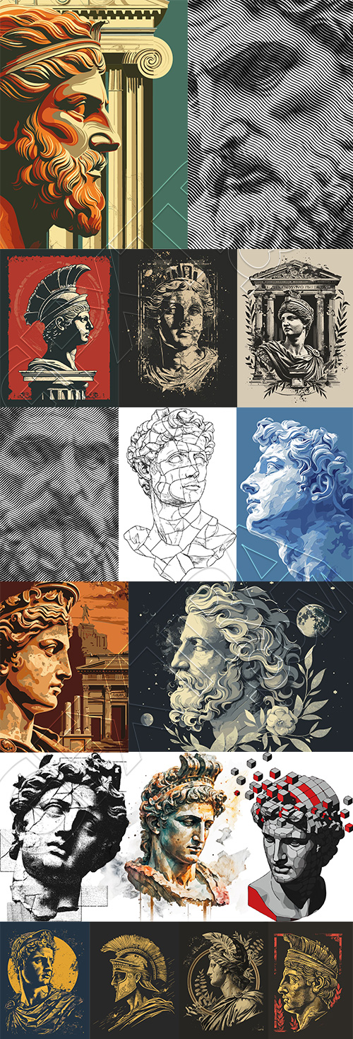 Man Statue Face Art Works 25xAI