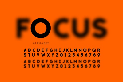 Blurred & Gradient Vector Alphabets 17xAI