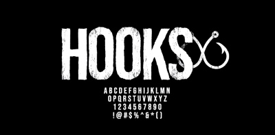 Brush, Raw & Rough Vector Alphabets #1, 27xAI