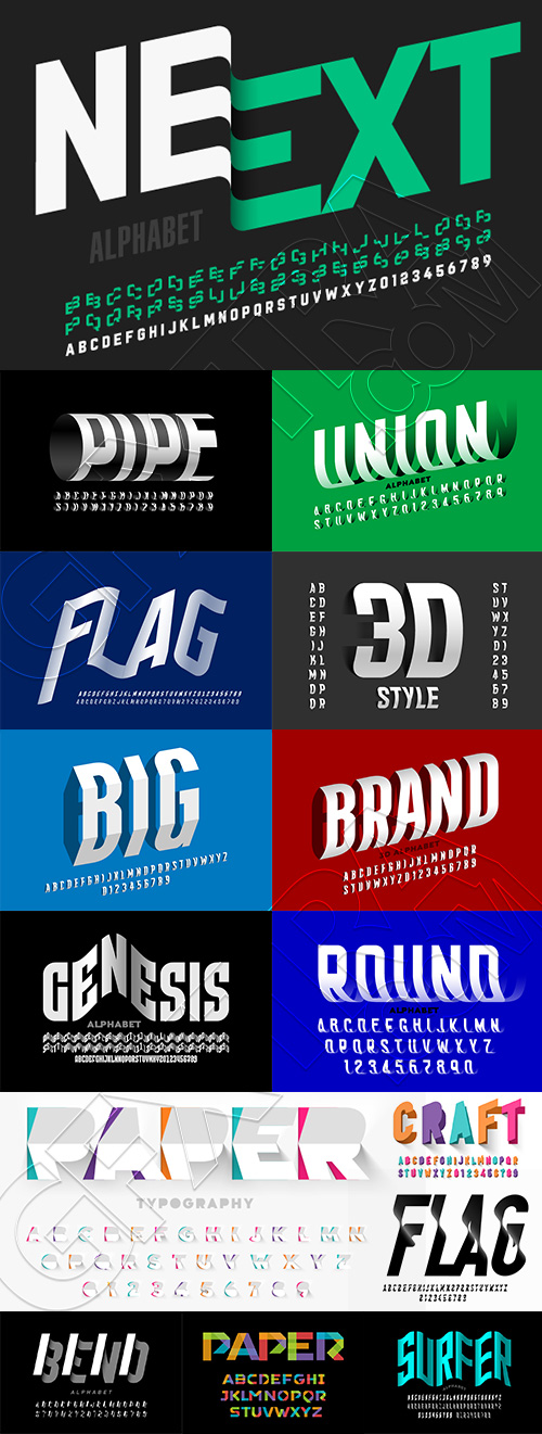 Paper Craft Vector Alphabets 26xAI Paper Craft Vector Alphabets 26xAI