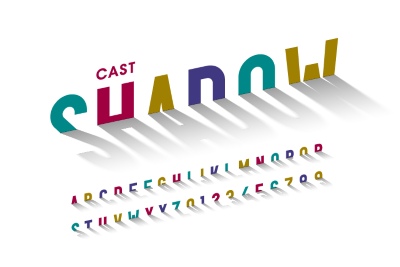 Modern Font Design Vector Alphabets #1, 27xAI