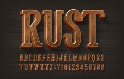 Modern Font Design Vector Alphabets #1, 27xAI