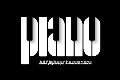 Modern Font Design Vector Alphabets #1, 27xAI