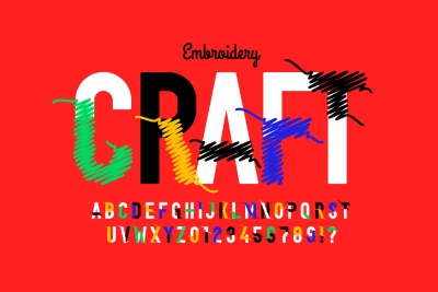 Modern Font Design Vector Alphabets #1, 27xAI