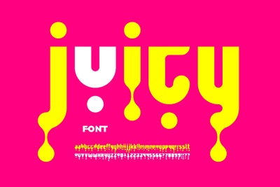 Modern Font Design Vector Alphabets #2, 28xAI