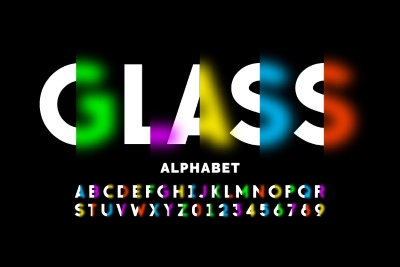 Modern Font Design Vector Alphabets #2, 28xAI