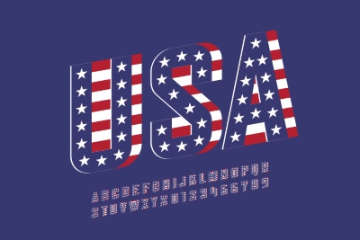 Modern Font Design Vector Alphabets #2, 28xAI