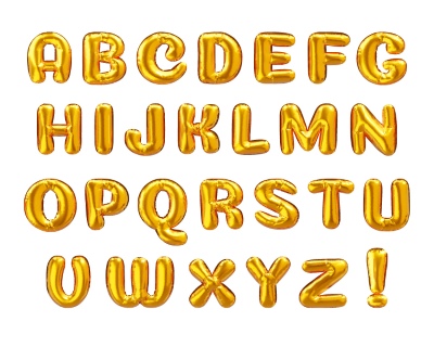 Fluffy Typesets Letters & Numbers 32xAI