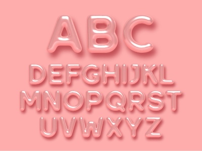 Fluffy Typesets Letters & Numbers 32xAI