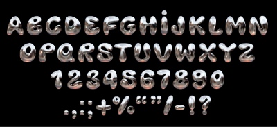 Fluffy Typesets Letters & Numbers 32xAI