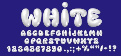 Fluffy Typesets Letters & Numbers 32xAI