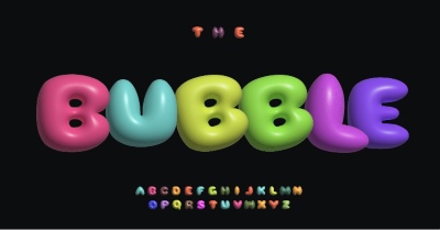 Fluffy Typesets Letters & Numbers 32xAI