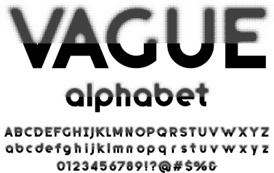 Halftone Typesets Letters & Numbers 25xAI, 2xJPEG