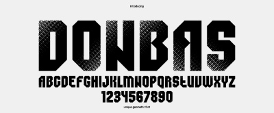 Halftone Typesets Letters & Numbers 25xAI, 2xJPEG
