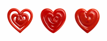 Valentine Heart Shaped Foods #3, 28xPNG