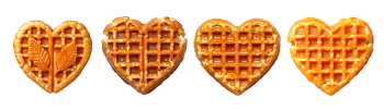 Valentine Heart Shaped Foods #4, 24xPNG