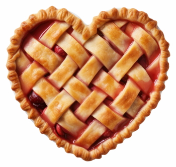Valentine Heart Shaped Foods #4, 24xPNG