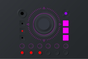 Knobs, Rotate Controllers, Buttons & Interfaces 50xAI